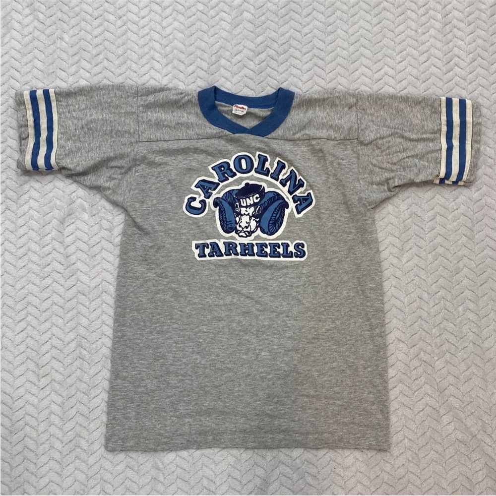 Vintage 80’s Carolina Tar Heels Ram T Shirt Single Stitch Men’s Size Large